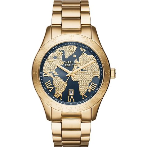 michael kors damenuhr mk6243 chronograph layton|Michael Kors Ladies Layton Pave Gold Watch MK6243 .